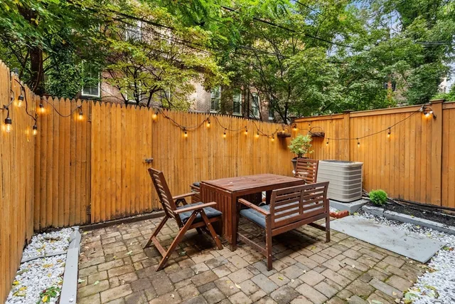 a outdoor space with a patio