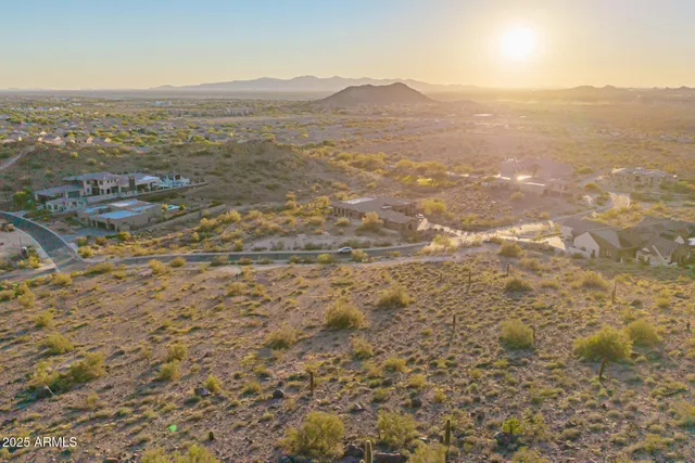 a view of city and mountain