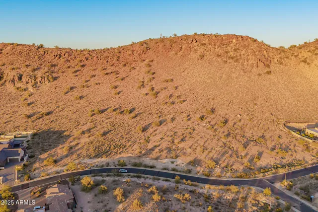 a view of a dry yard