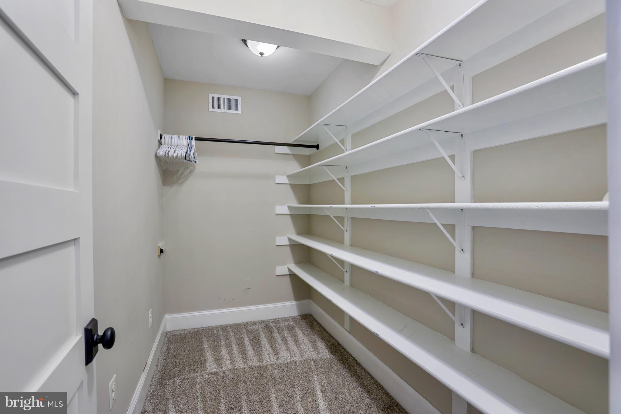 21490 Cedar Drive Sterling, VA 20164 - Photo 42 of 73 a view of walk in closet with empty racks