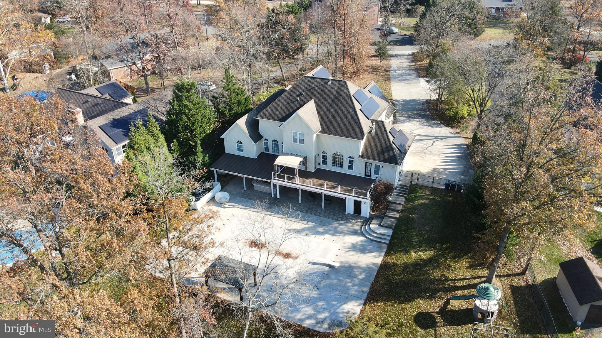 21490 Cedar Drive Sterling, VA 20164 - Photo 64 of 73 an aerial view of a house with swimming pool garden and mountain view