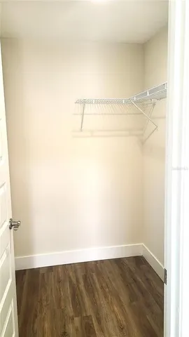 a view of a room with an empty space