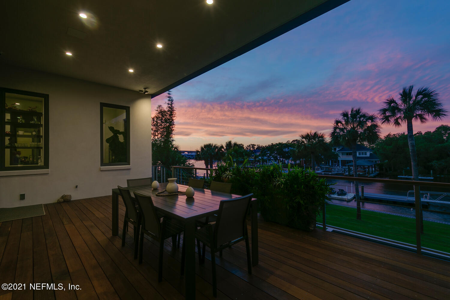 28 Hopson Road Jacksonville Beach, FL 32250 - Photo 38 of 103 North balcony-night view