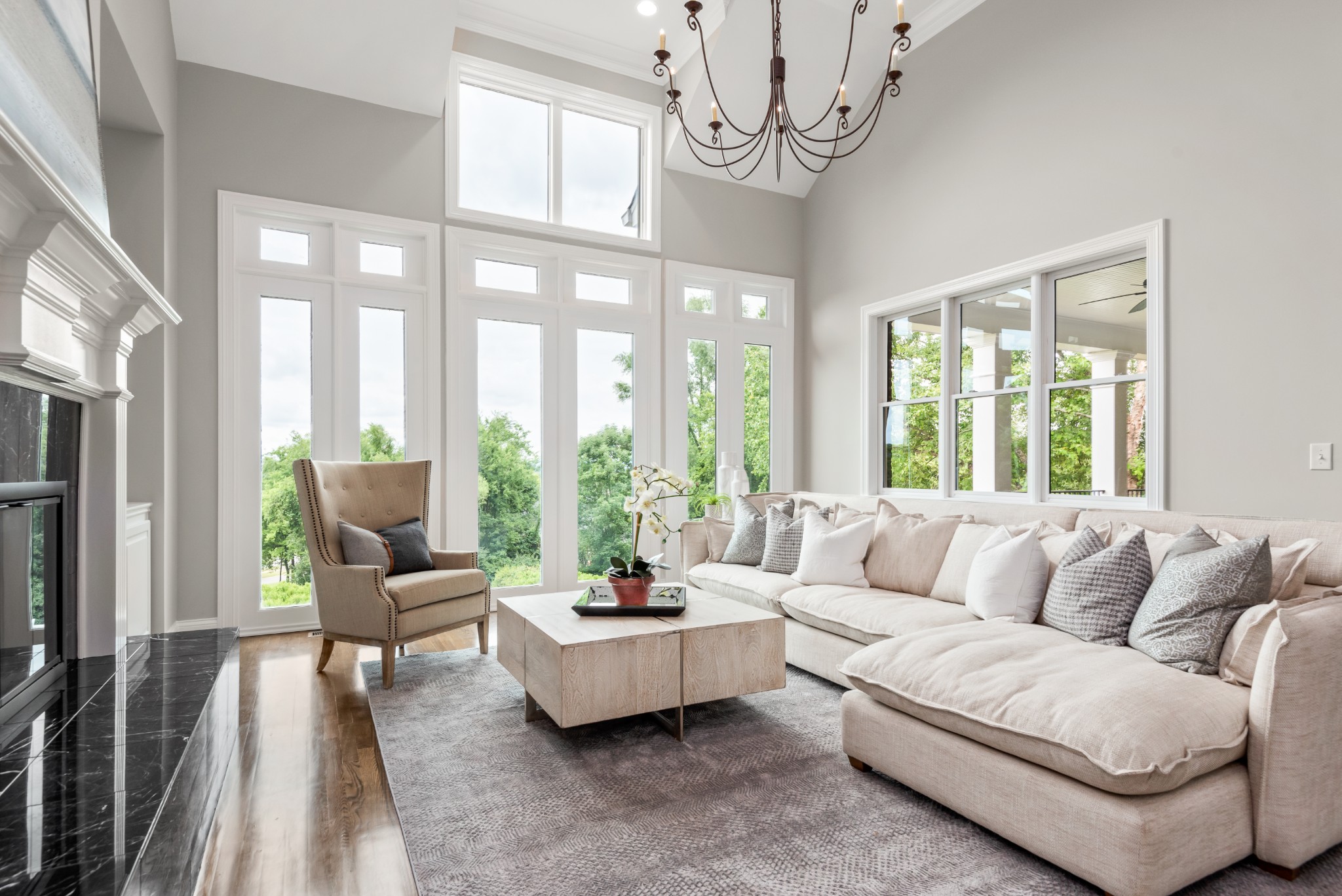 697 Legends Crest Drive Franklin, TN 37069 - Photo 5 of 26 a living room with furniture and a large window