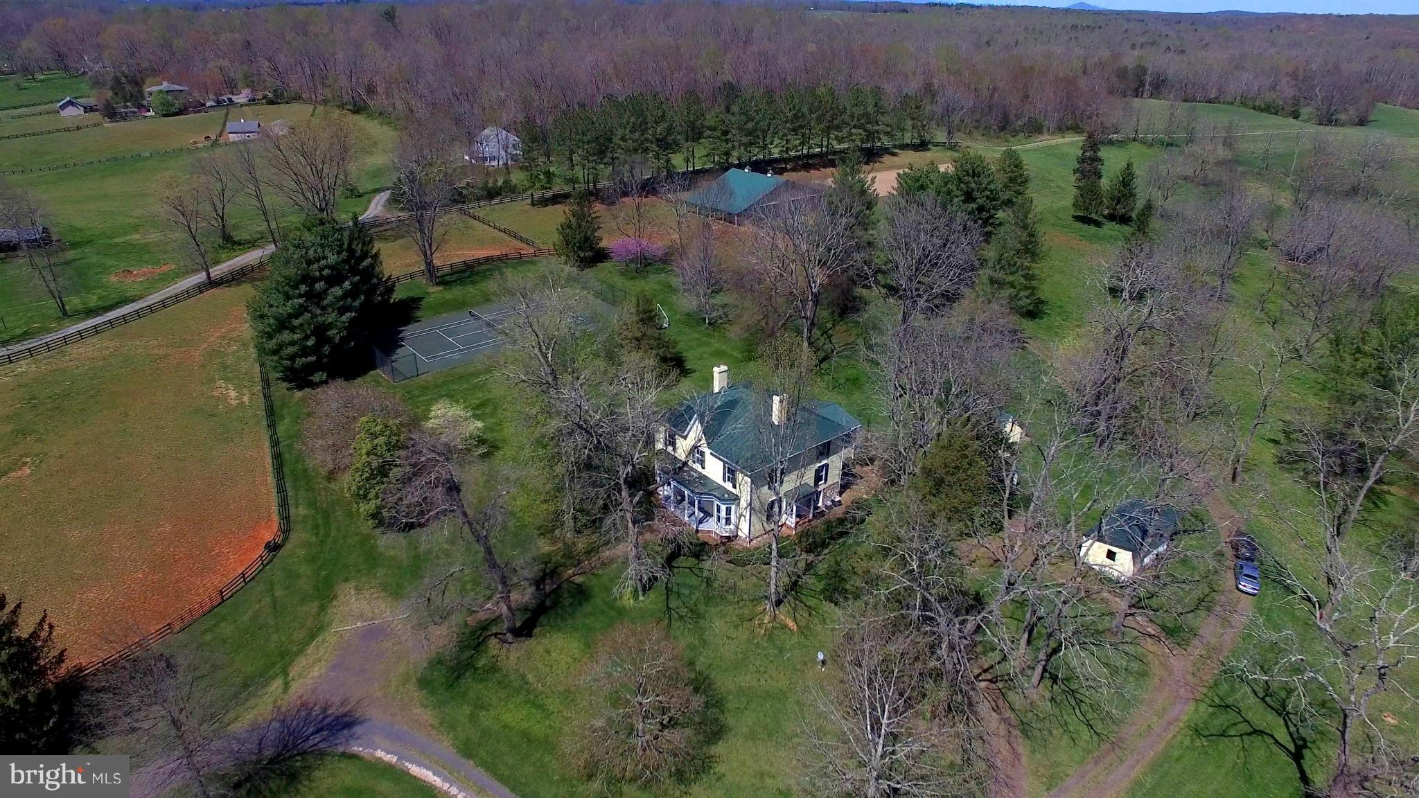 8735 Monumental Mills Road Rixeyville, VA 22737 - Photo 23 of 25 an aerial view of a house with a yard