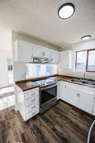 a room with storage and utility