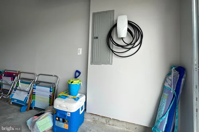 a room with pool table