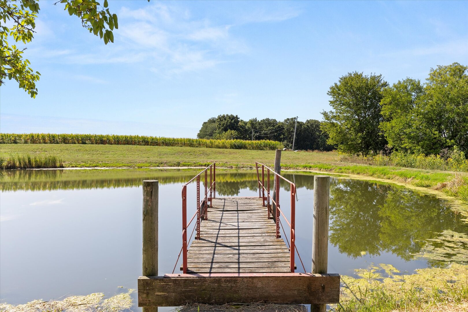 954 North 2401st Road Ottawa, IL 61350 - Photo 45 of 65 a view of a lake with a outdoor space