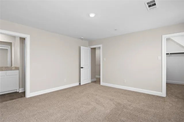 a view of an empty room