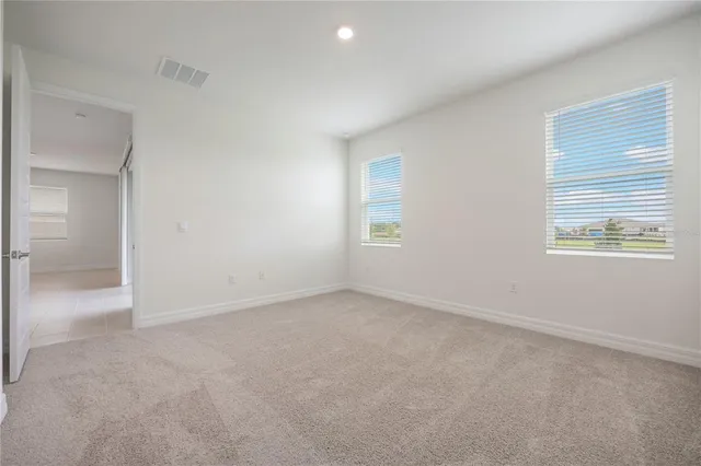 a view of an empty room