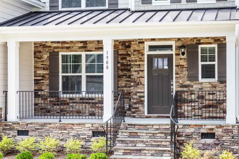 1908 Edens Ridge Avenue Wake Forest, NC 27587 - Photo 2 of 27 Gorgeous stone front porch
