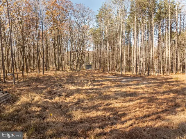 a view of outdoor space with wooden fence
