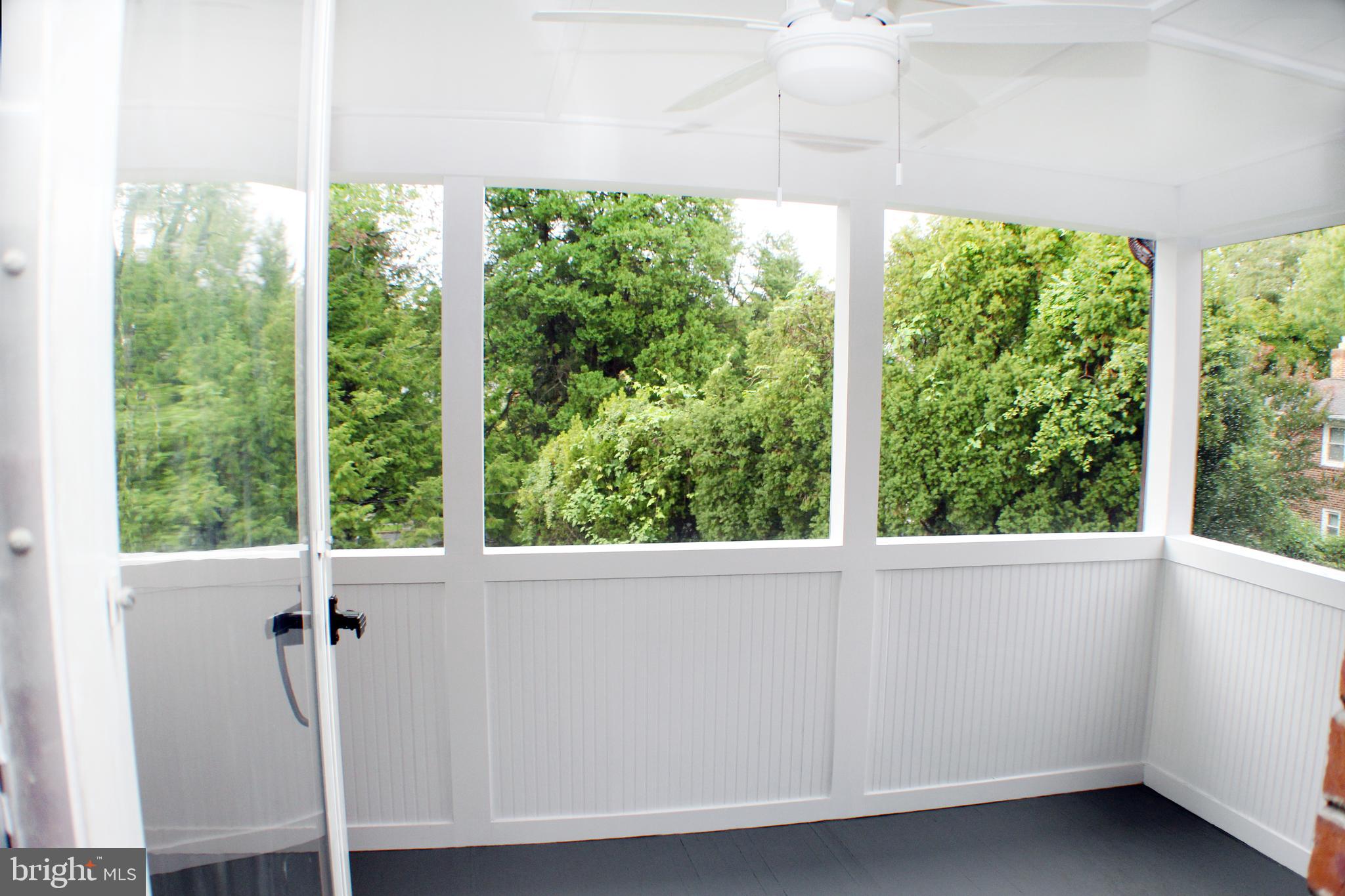 1409 Kalmia Road Northwest Washington, DC 20012 - Photo 24 of 30 Screened In Porch on Second Level