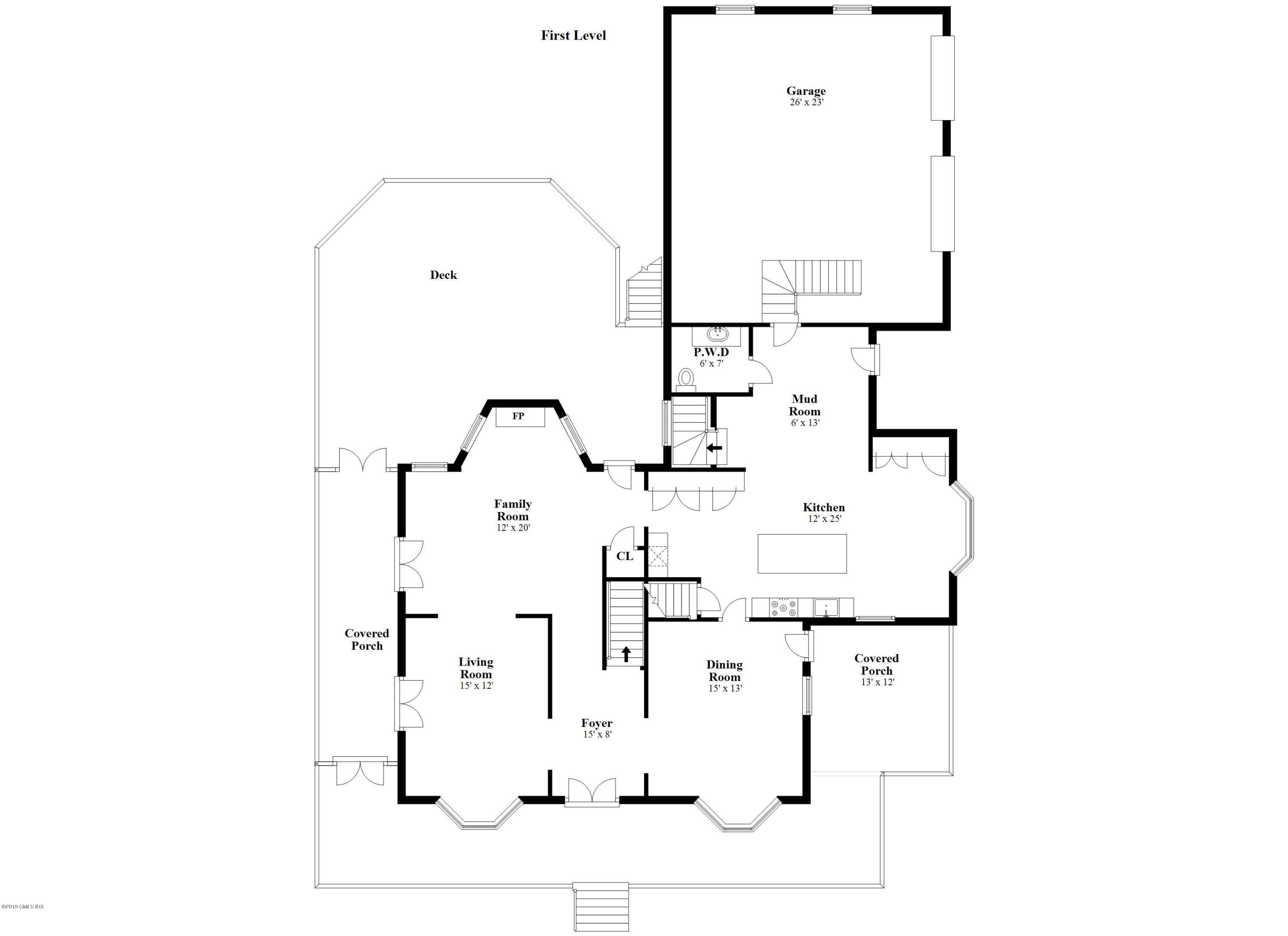 20 Lockwood Road Riverside, CT 06878 - Photo 25 of 27 a picture of floor plan