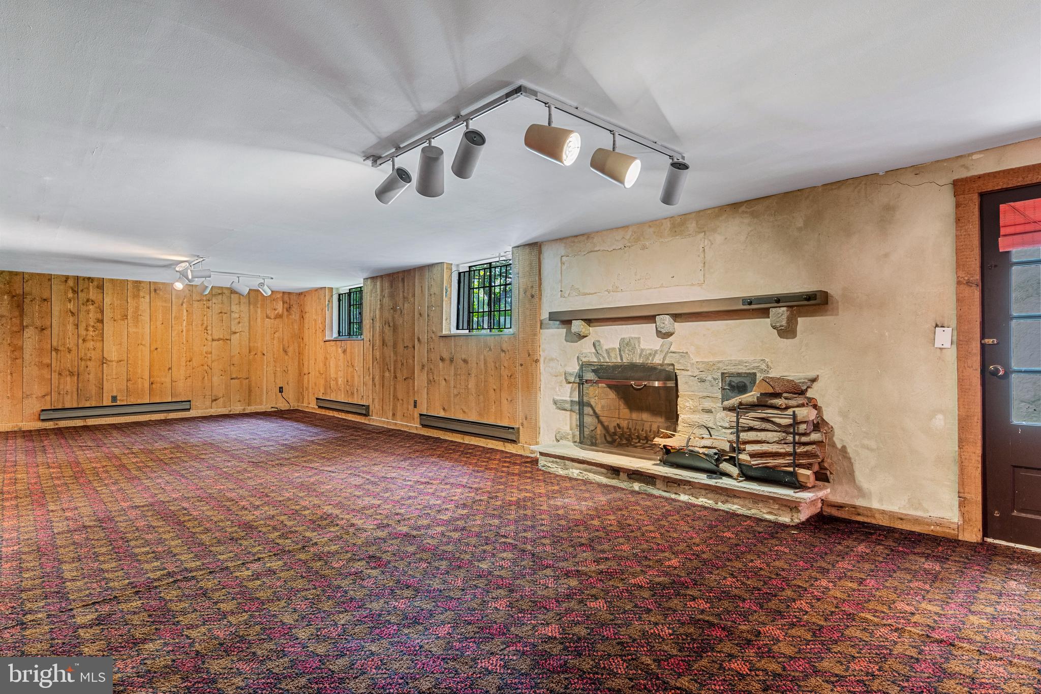 55 Wellesley Road Swarthmore, PA 19081 - Photo 31 of 37 Basement with FP