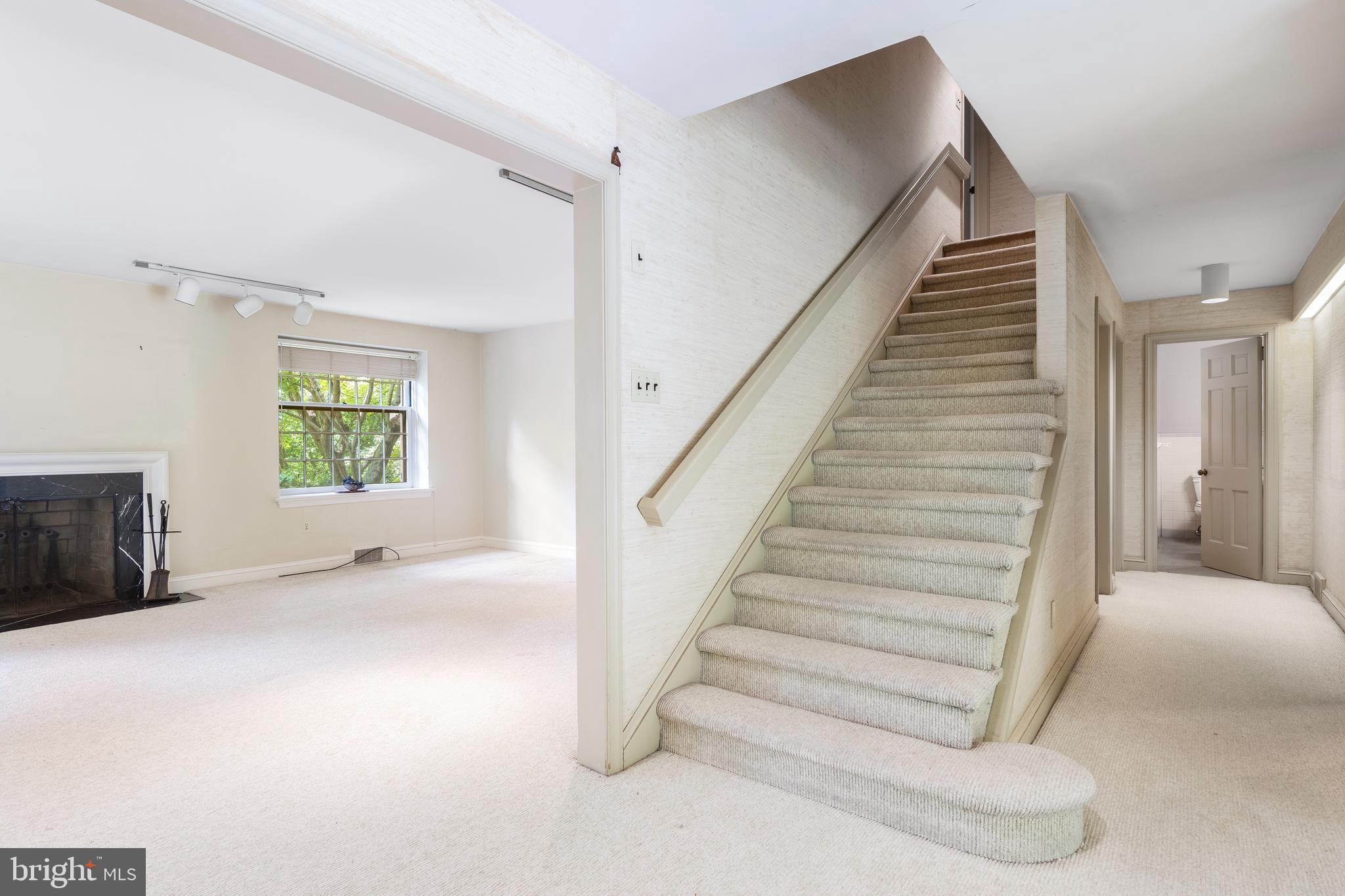 55 Wellesley Road Swarthmore, PA 19081 - Photo 5 of 37 Foyer into Living Room
