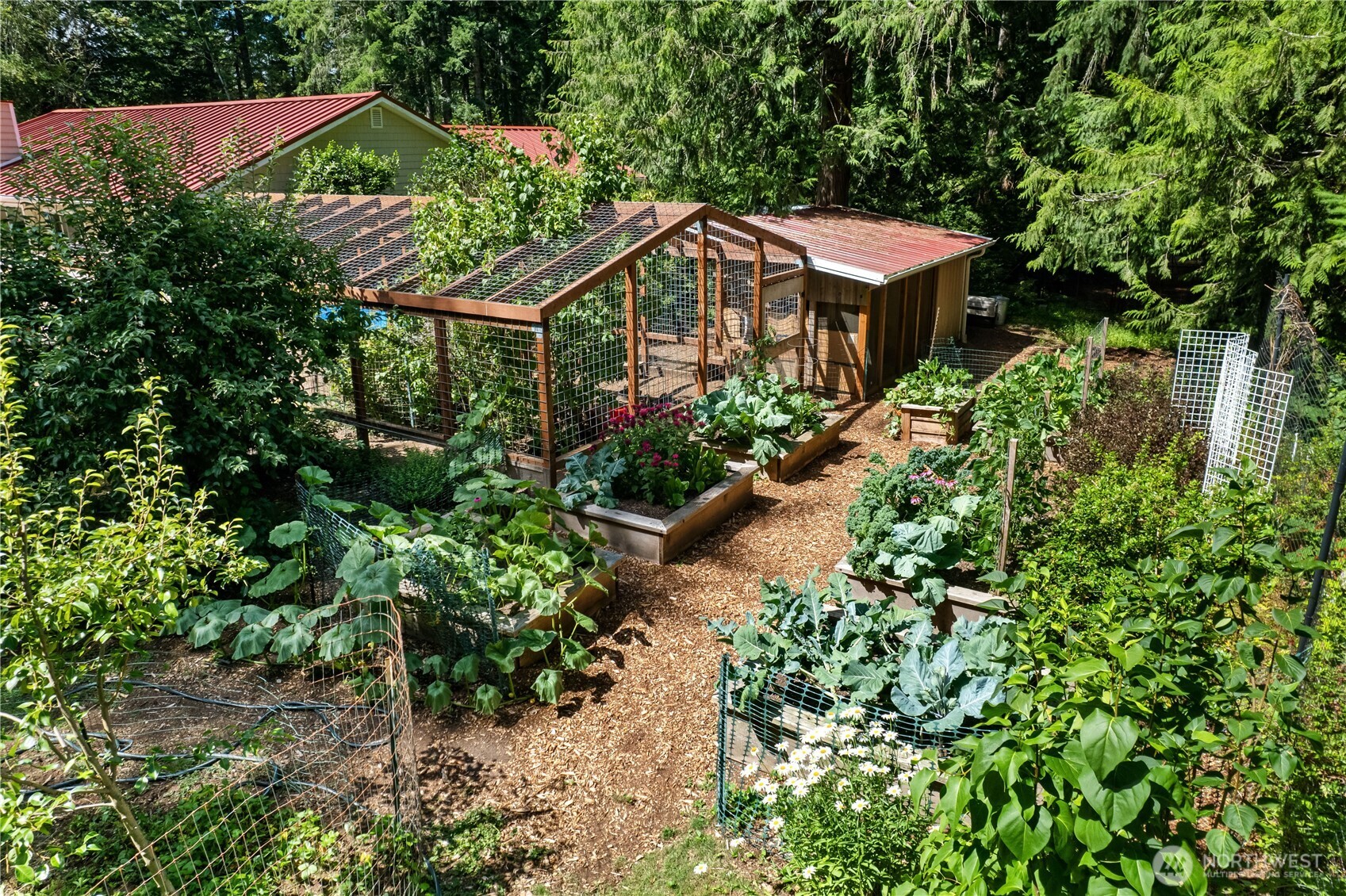 5505 Oyster Bay Road Northwest Olympia, WA 98502 - Photo 31 of 40 an aerial view of a house