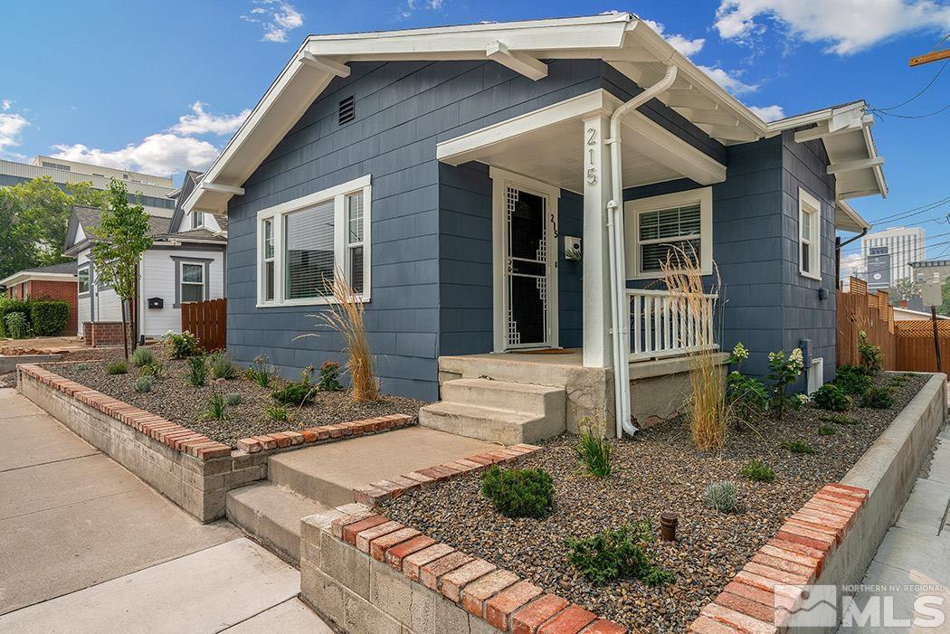 215 East Liberty Street Reno, NV 89501 - Photo 1 of 20 a front view of a house with garden
