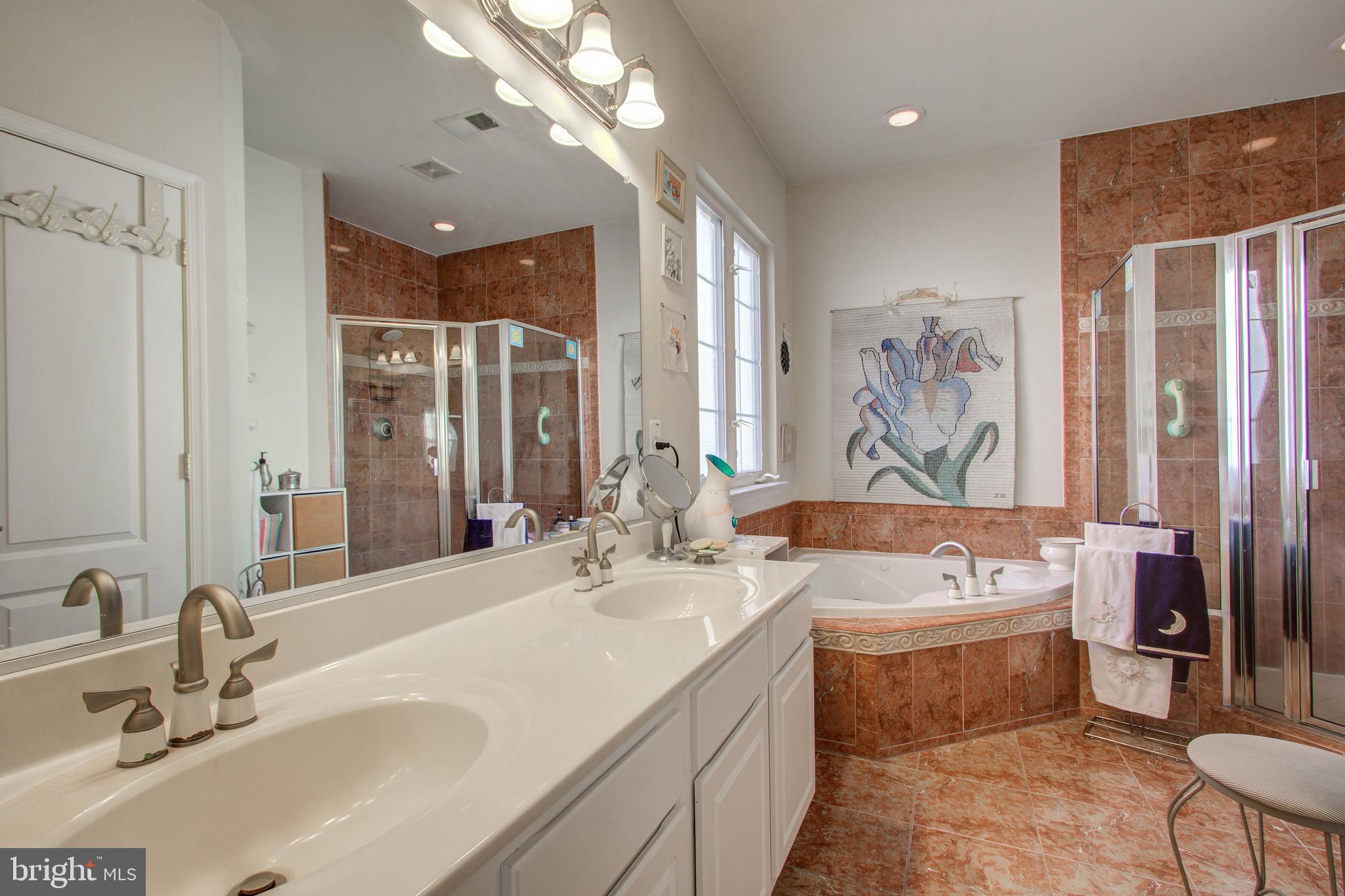 22 Rivers Edge Terrace Indian Head, MD 20640 - Photo 31 of 44 Ceramic Tiled Owner's Batch/ Dual Vanities