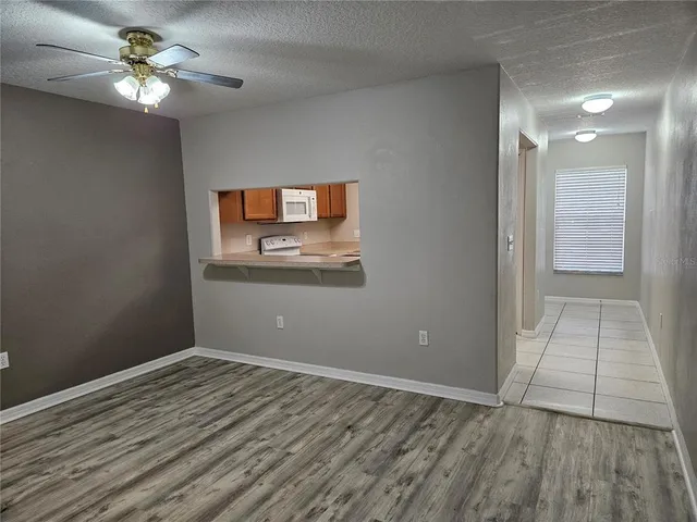 a view of a livingroom with a flat screen tv
