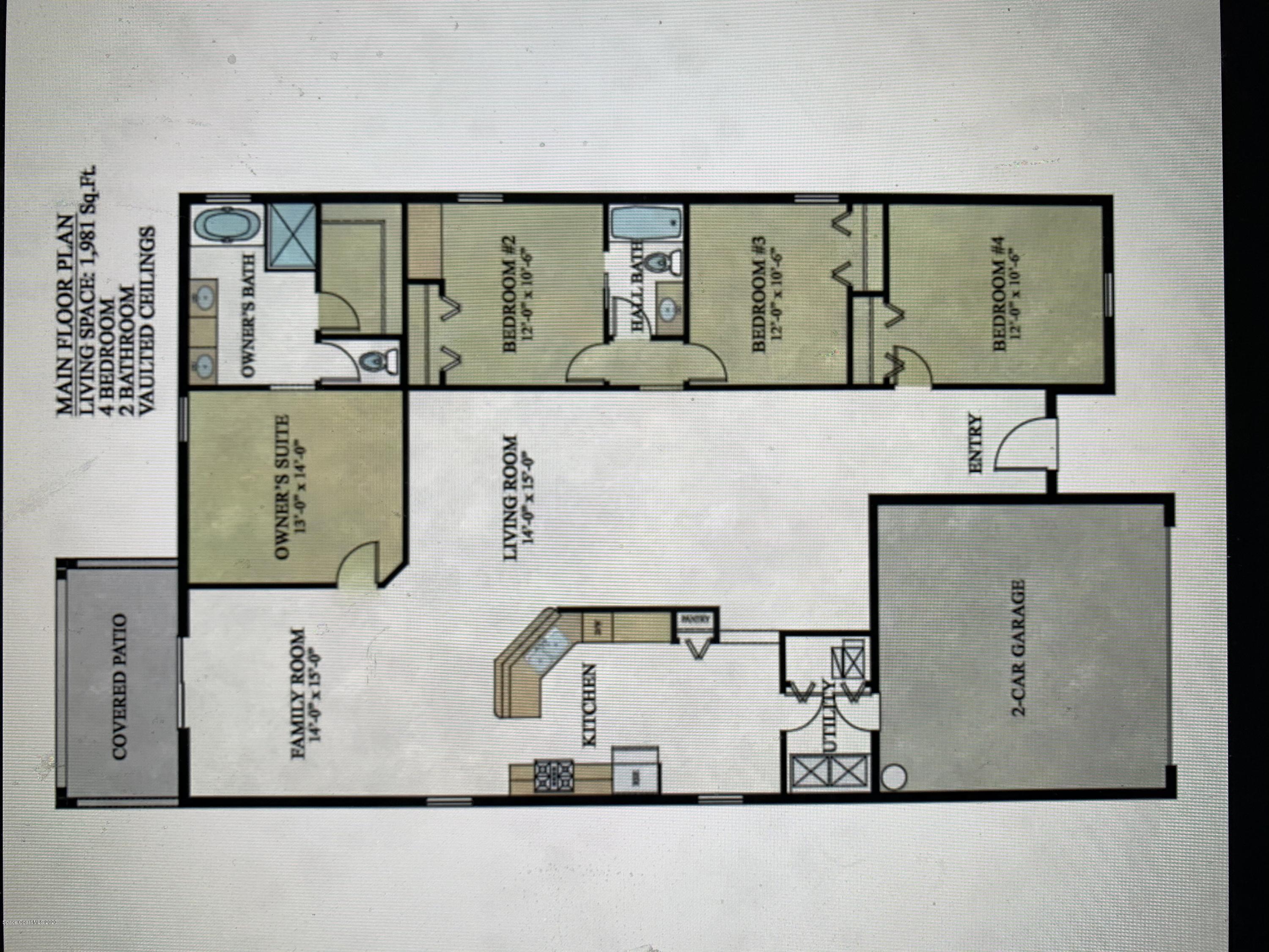 3110 Wendel Road Southeast Palm Bay, FL 32909 - Photo 7 of 7 floor plan