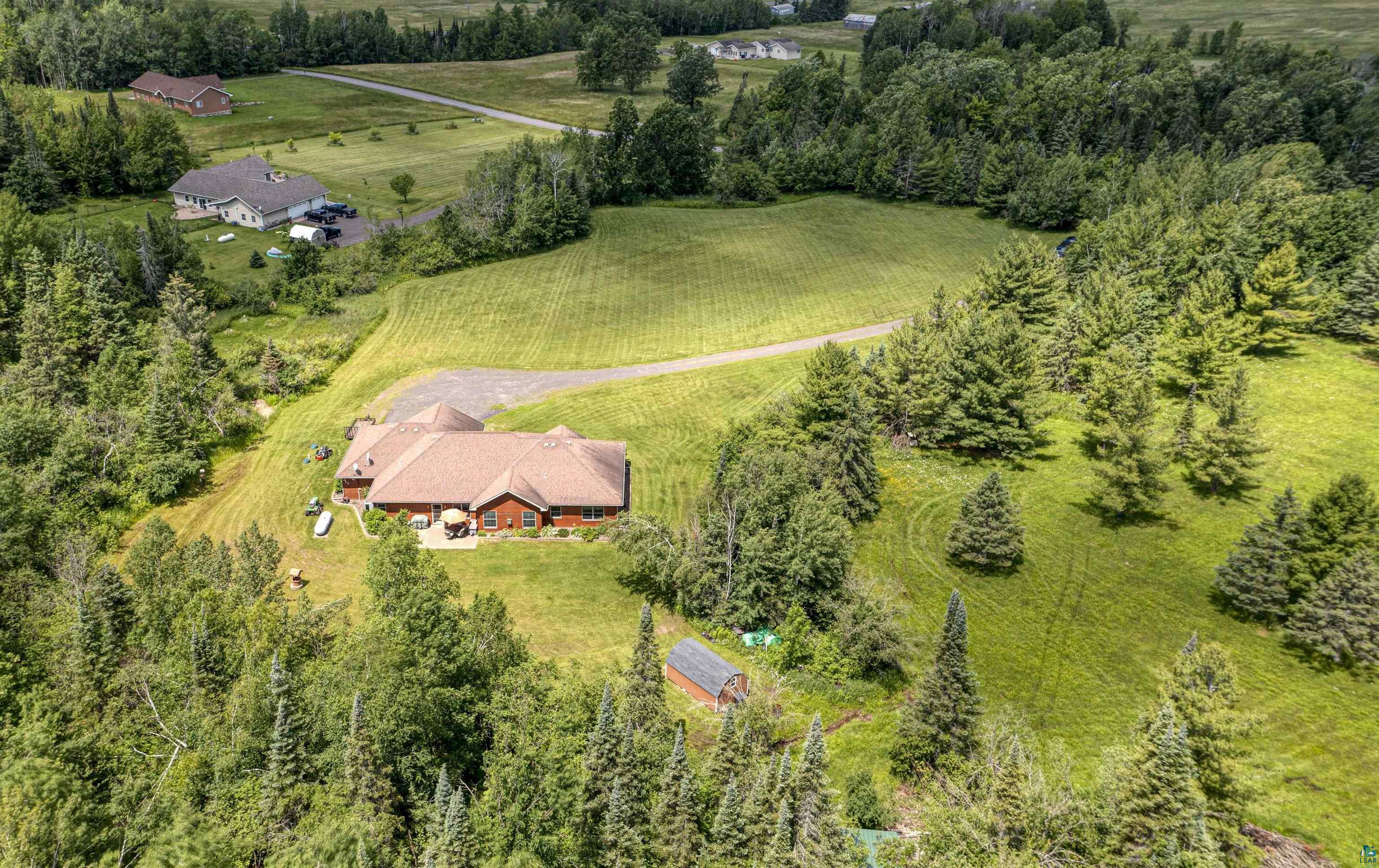 4678 Ridgeview Drive Superior, WI 54880 - Photo 38 of 43 Drone / aerial view with a rural view