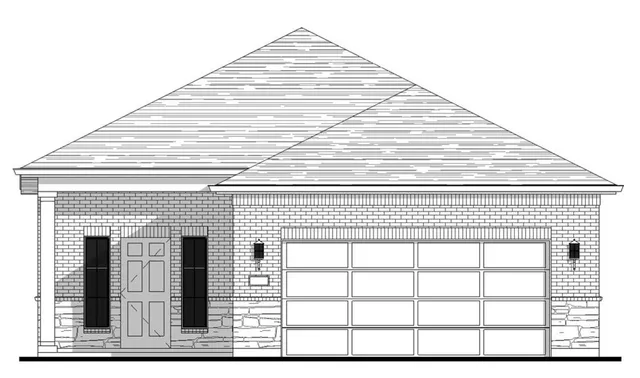 a view of a house with large windows