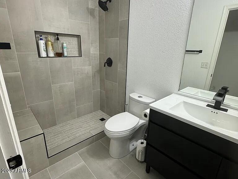 41848 West Hillman Drive Maricopa, AZ 85138 - Photo 7 of 11 a bathroom with a sink toilet and shower