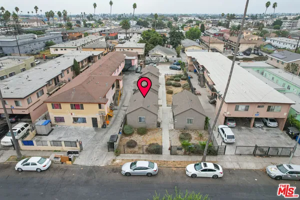 an aerial view of a