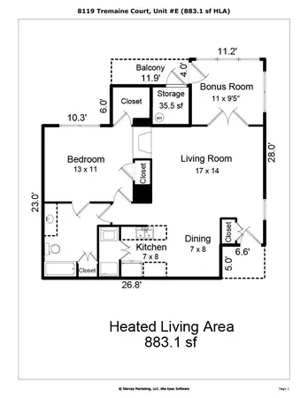 $125,000 | 8119 Tremaine Court, Unit E, Charlotte, NC 28227