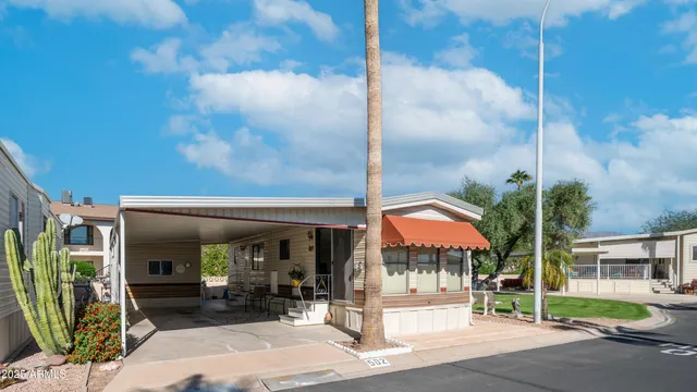 a view of a building with brick walls
