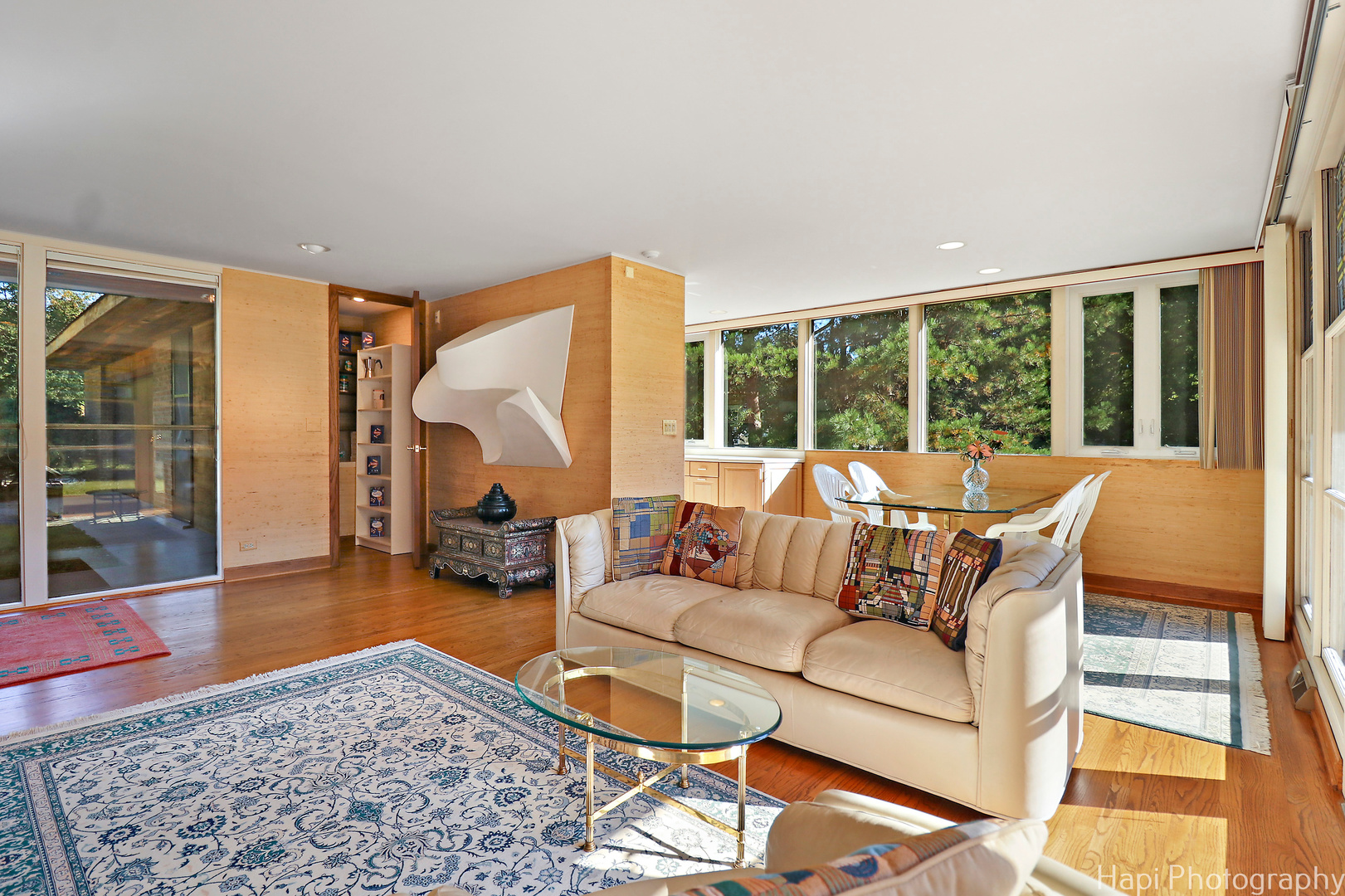 80 Meadow Hill Road Barrington Hills, IL 60010 - Photo 12 of 25 a living room with furniture and a large window