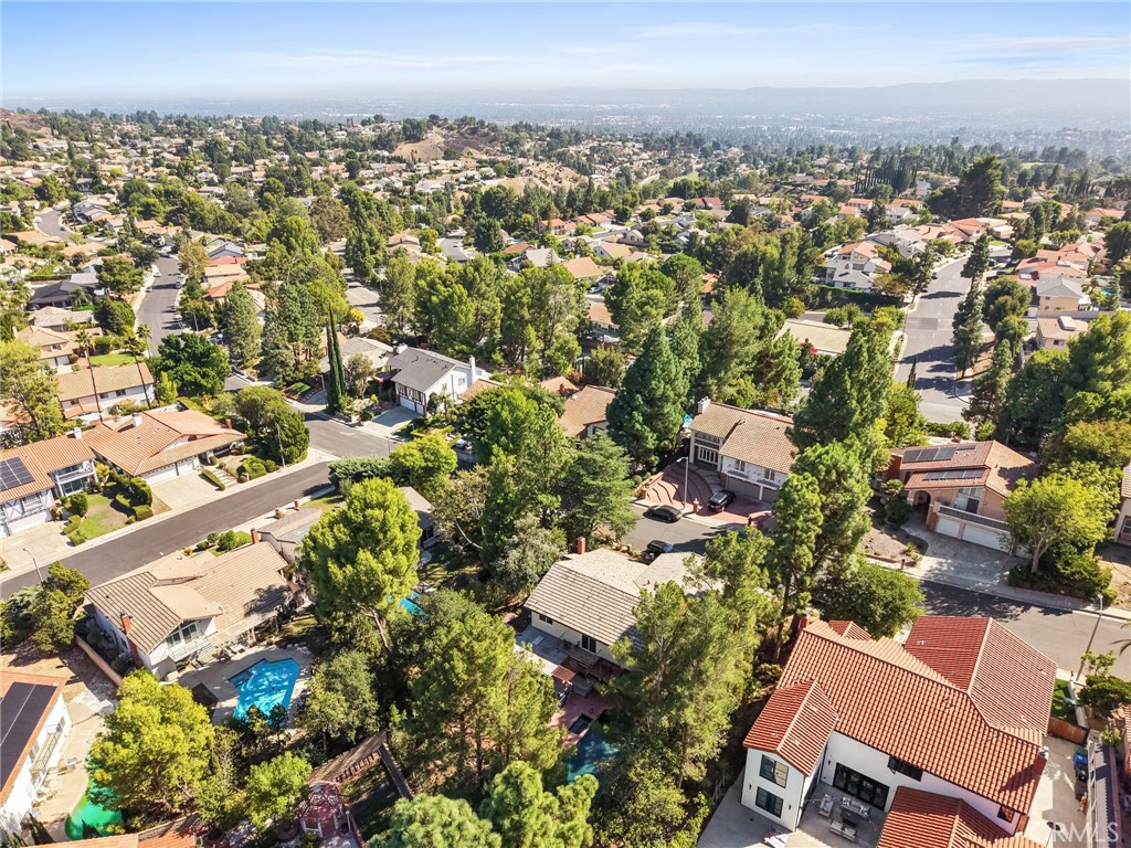 19317 Vista Grande Way Porter Ranch, CA 91326 - Photo 49 of 53 an aerial view of a city with lots of residential buildings