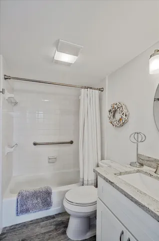 a childrens park with lots of swings and slides