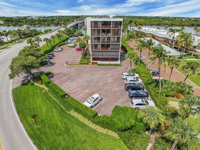 a view of roof deck with seating area and furniture