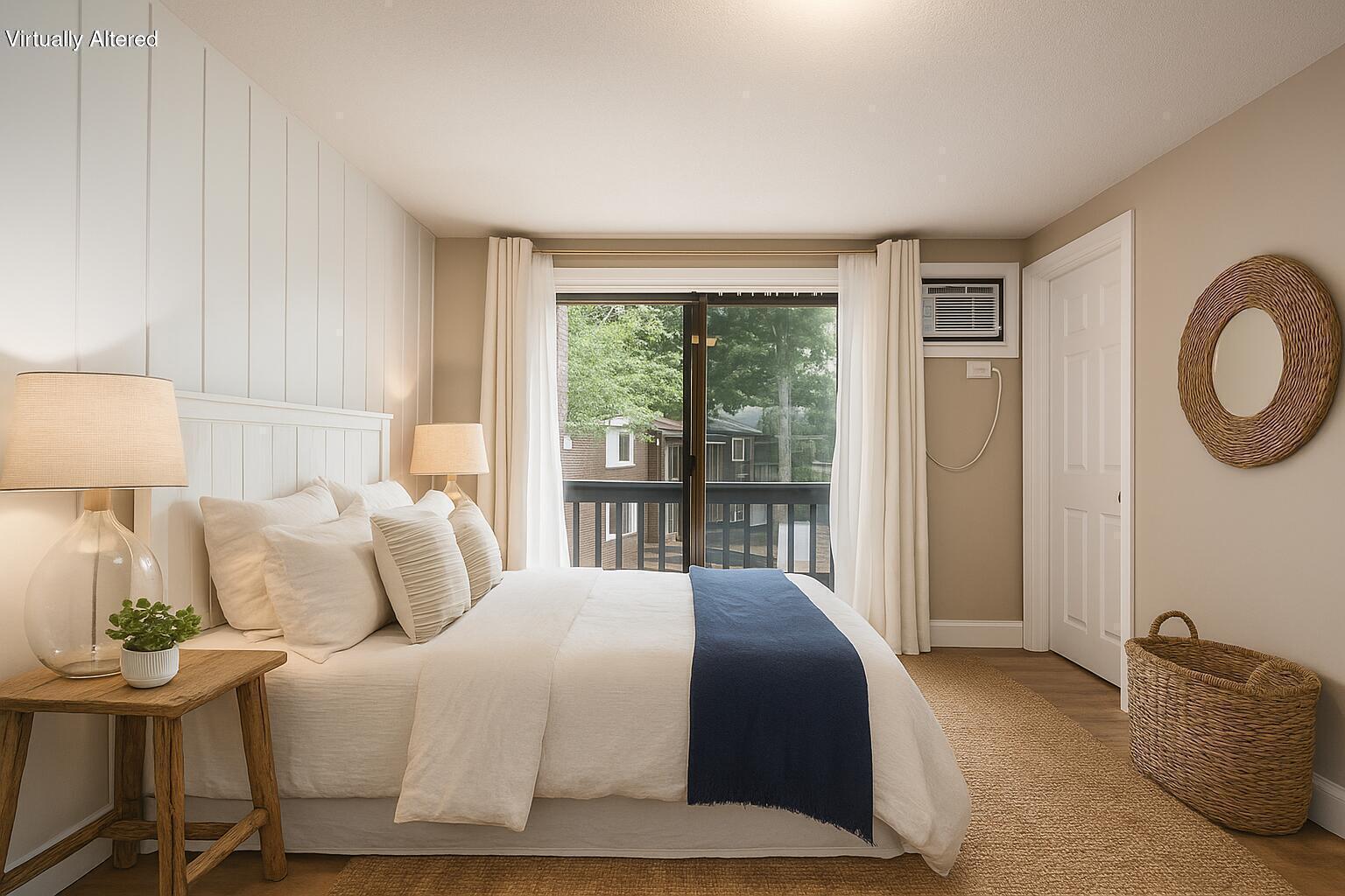 825 West Main Street, Unit 4 Hyannis, MA 02601 - Photo 16 of 20 a bedroom with a bed and a lamp