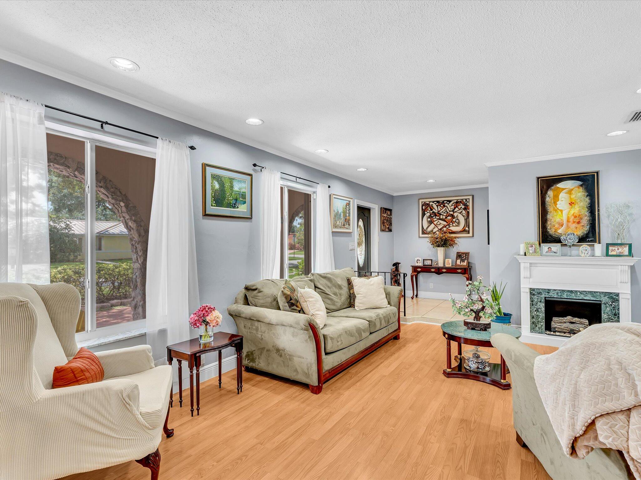 7381 Southwest 9th Street Plantation, FL 33317 - Photo 11 of 62 Front Living Room