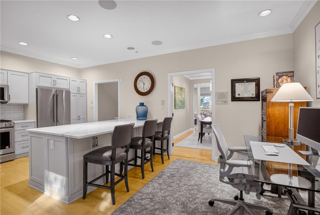 136 North Woodland Road Pittsburgh, PA 15232 - Photo 16 of 50 Main Floor Kitchen / Desk Area