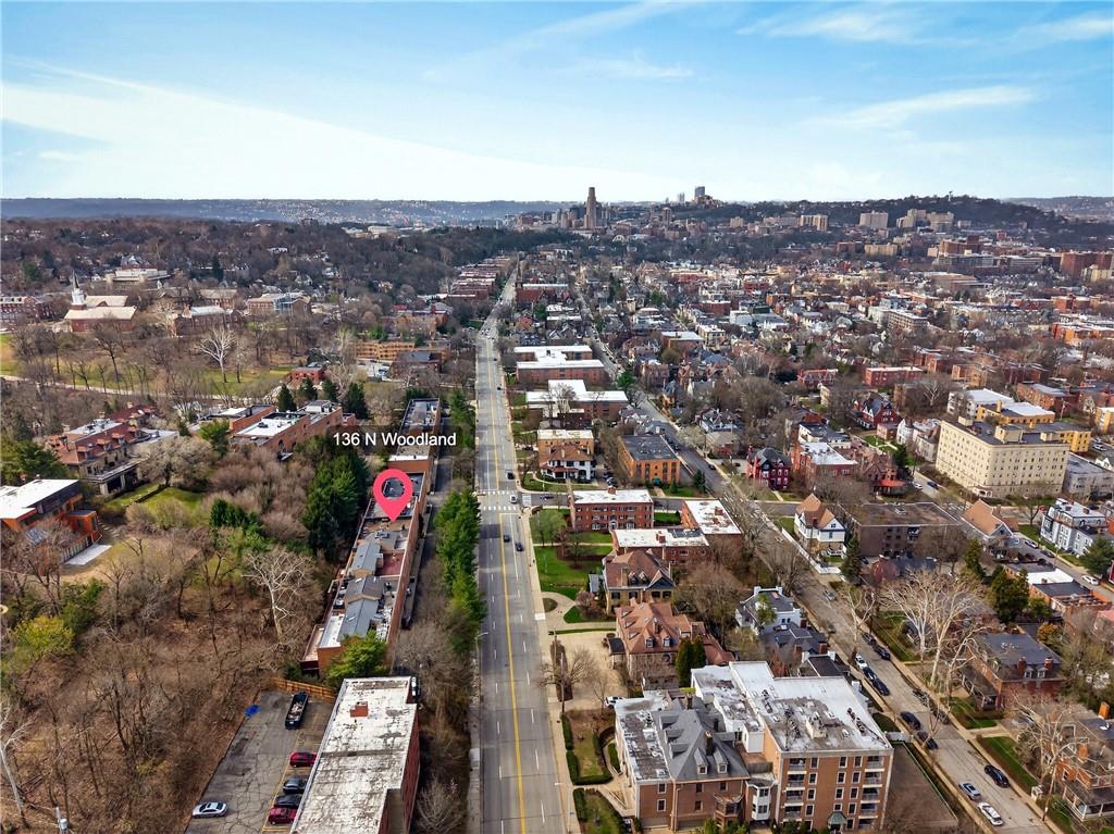 136 North Woodland Road Pittsburgh, PA 15232 - Photo 46 of 50 Ariel View