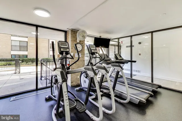 a building view with a outdoor space