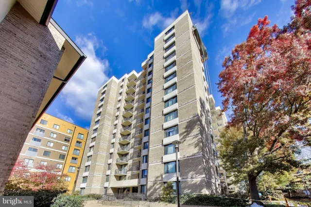 a front view of a building