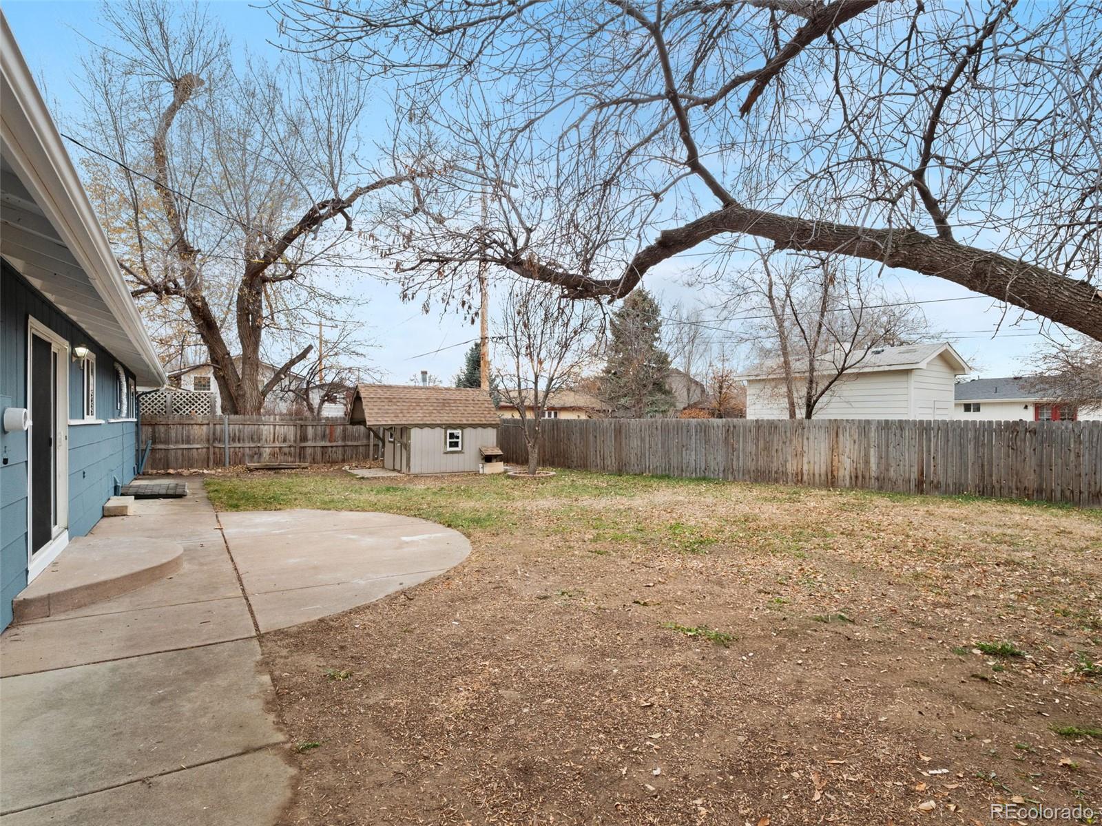 1035 6th Street Berthoud, CO 80513 - Photo 24 of 30 a view of backyard with tree