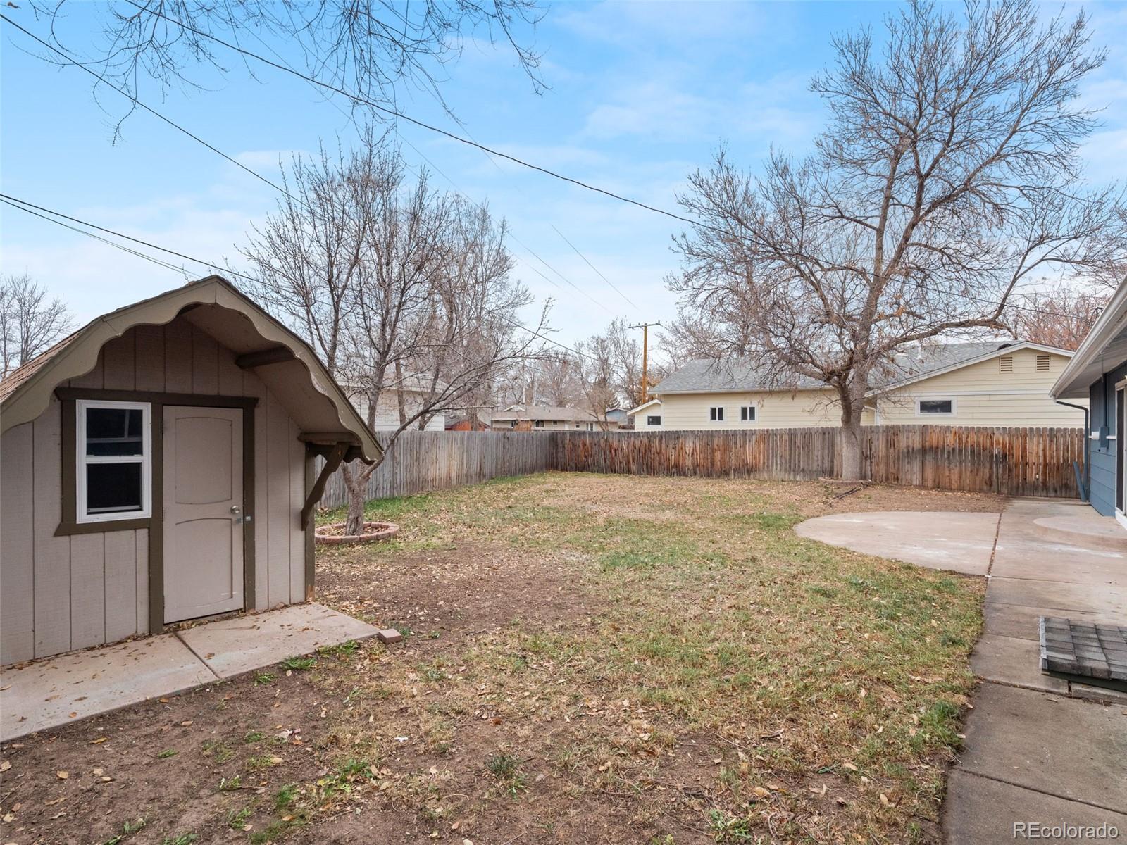 1035 6th Street Berthoud, CO 80513 - Photo 25 of 30 a view of backyard of house