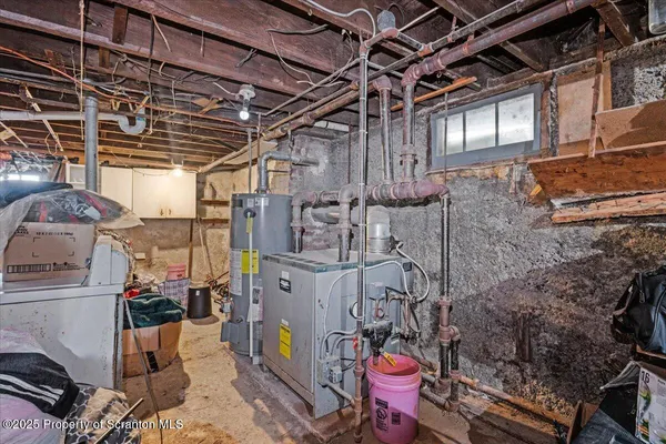 a view of a storage room