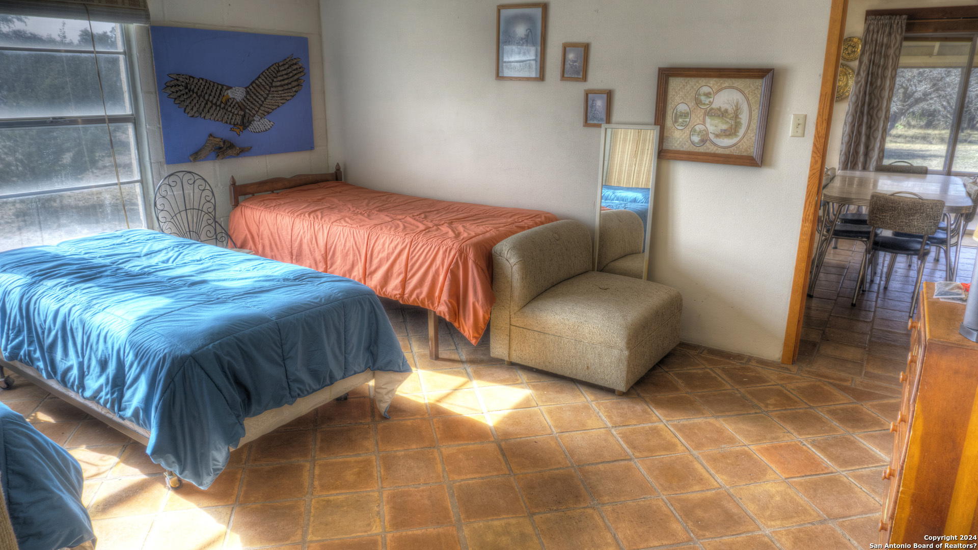 22 Squirrel Bend Uvalde, TX 78801 - Photo 31 of 47 a bedroom with a bed and a view of bathroom