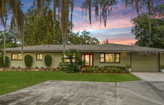 front view of house with a yard