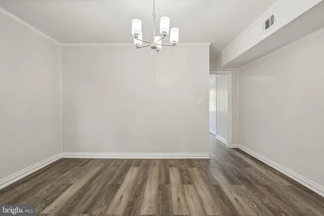 wooden floor in an empty room