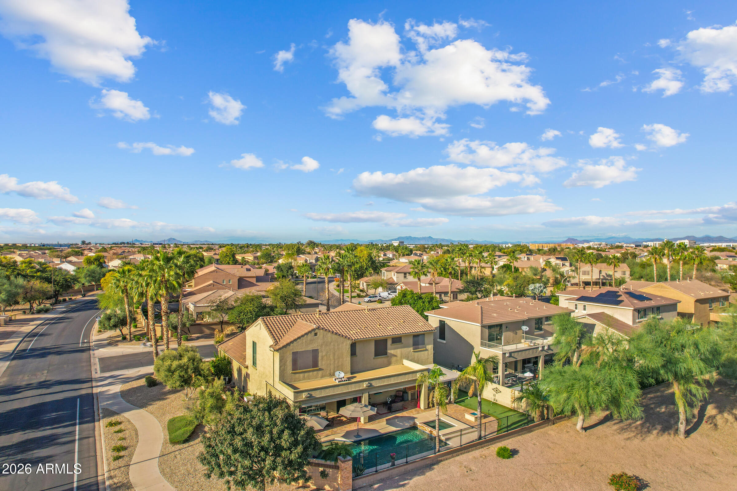 1341 East Macaw Court Gilbert, AZ 85297 - Photo 49 of 49 a view of a city with an ocean view