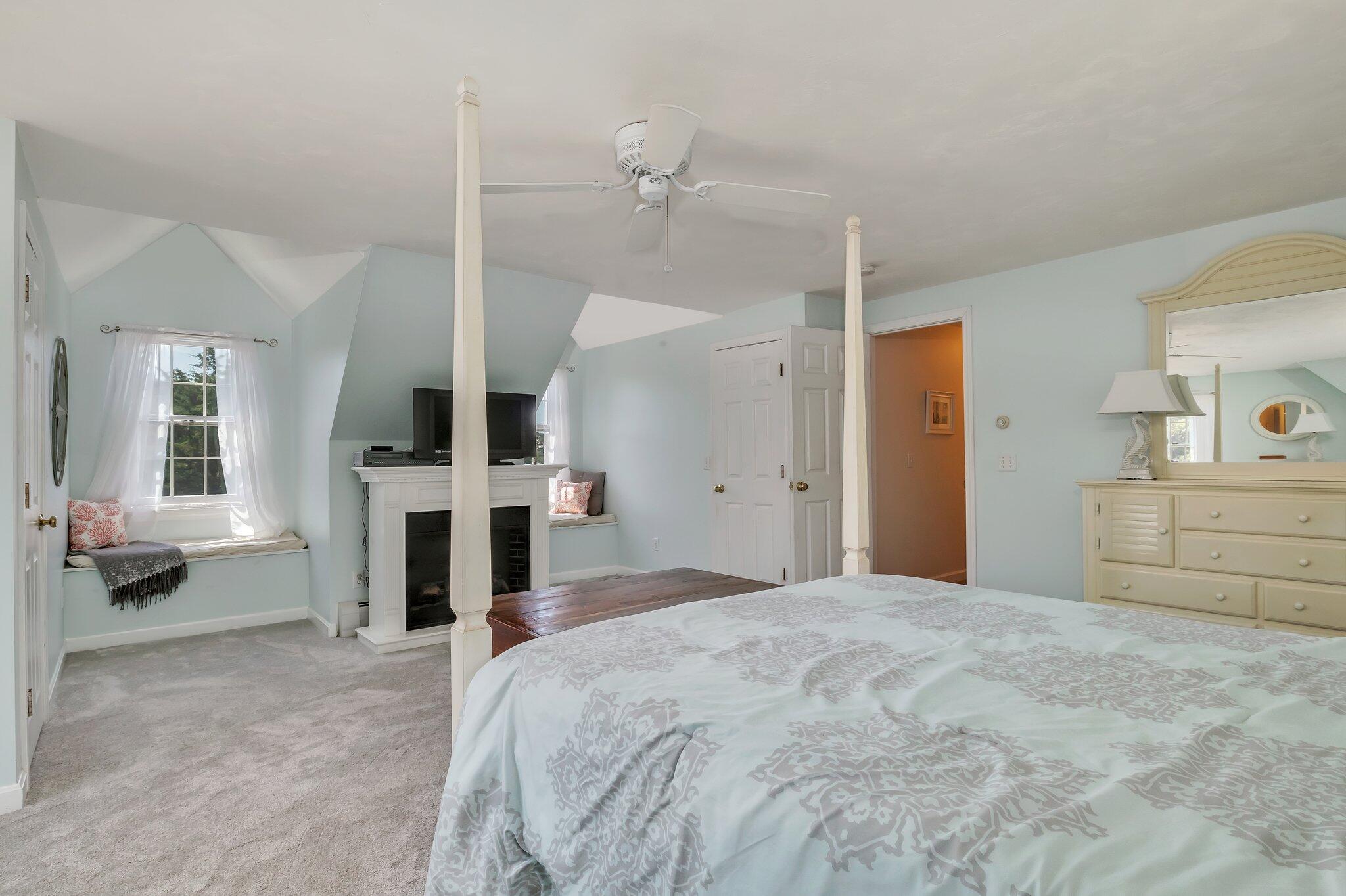 45 Briar Lane West Barnstable, MA 02668 - Photo 28 of 44 a bedroom with a bed and a flat screen tv