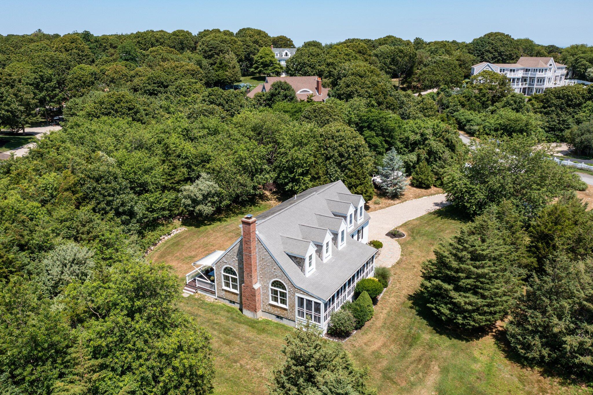 45 Briar Lane West Barnstable, MA 02668 - Photo 33 of 44 an aerial view of a house with a mountain